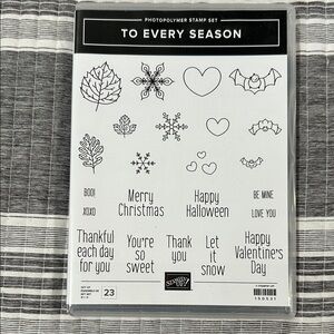 Stampin' Up! To Every Season Stamp Set brand new